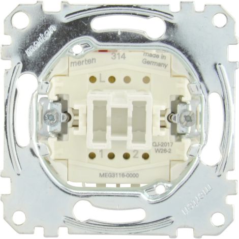Merten Aus/Wechselschalter-Eins. 1-pol.10AX 250V AC MEG3116-0000