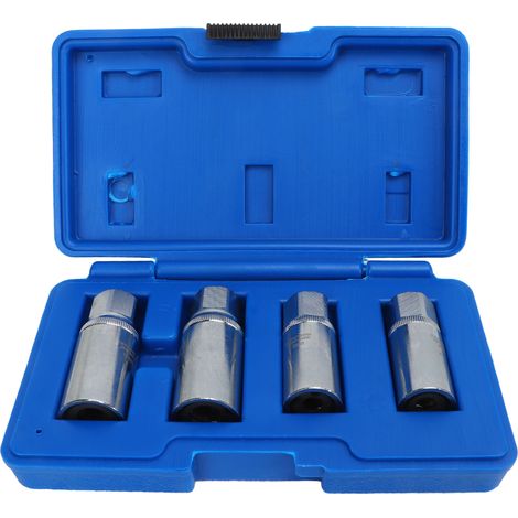 Estrattore per viti a bussola da 1/2 pollice, kit di installazione per la rimozione di manicotti da 6, 8, 10 e 12 mm.
