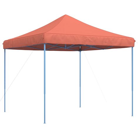 Tenda Party Terracotta 292 x 292 x 315 cm Tessuto Oxford vidaXL