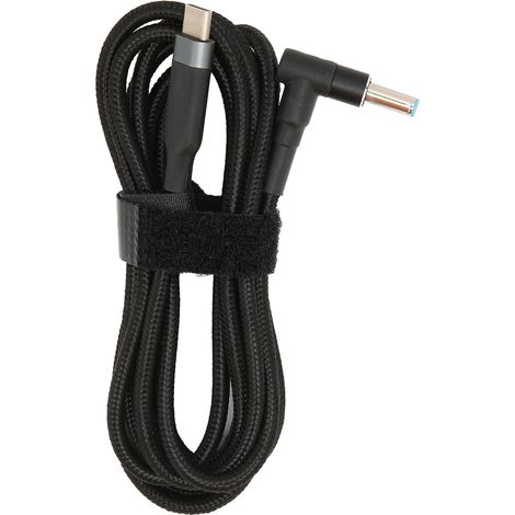 Câble d'alimentation USB-C vers DC 4.5x3.0mm pour PC portable HP - 1 mètre (1/5)
