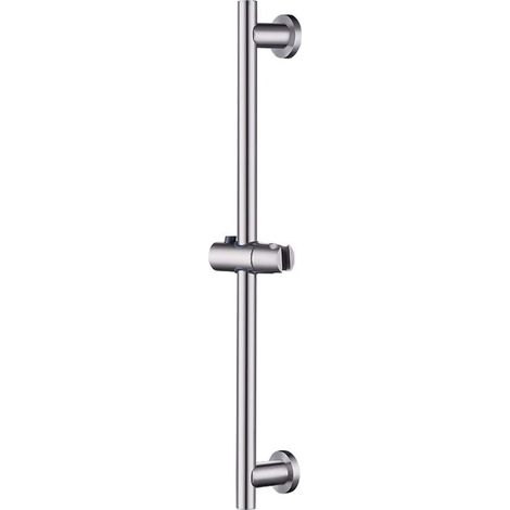 Barre de Douche Avec Support de Douche Portable Hauteur et Angle Réglables Mural SUS 304 Acier Inoxydable Salle de Bain Brossé, F204-2 (1/3)