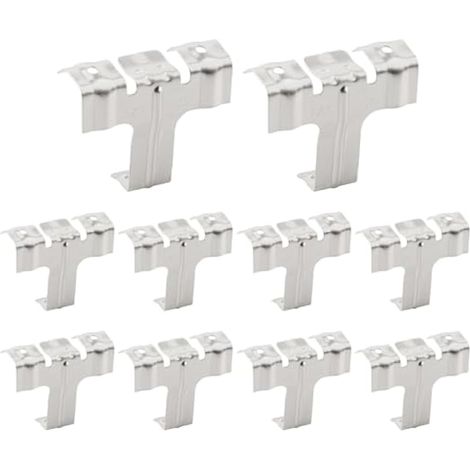 Lot de 10 clips de drainage de l'eau en acier inoxydable pour panneaux solaires de 30/33/35/40 mm, élimination de la boue et de la pluie pour améliorer la production d'énergie, idéal pour les énergies (1/5)