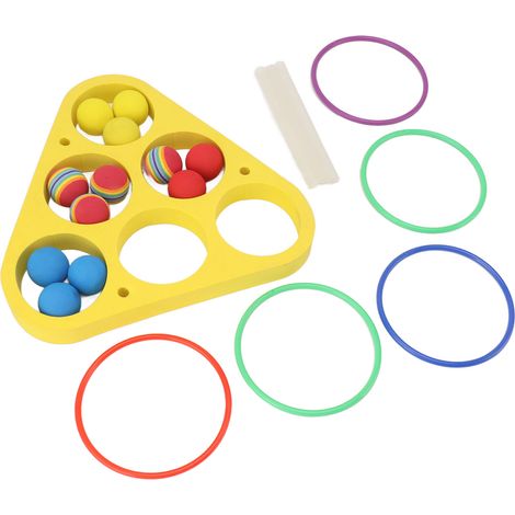 Ringwurfspiel aus EVA-Schaumstoff mit Ball für Kinder und Erwachsene, Wassersport, Gartenpartys (1/5)