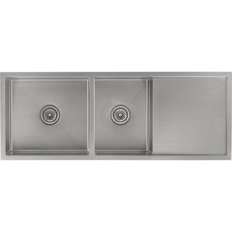 Lavello da cucina doppio 1180 mm - acciaio inox - Filao