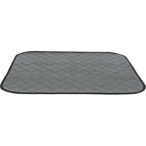 TRIXIE Tapis hygiénique Nappy Wash - 60 x 60 cm - Gris - Pour chien (1/5)