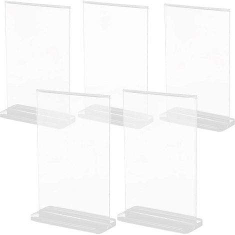 Présentoir à panneaux en acrylique transparent (lot de 10) (1/5)