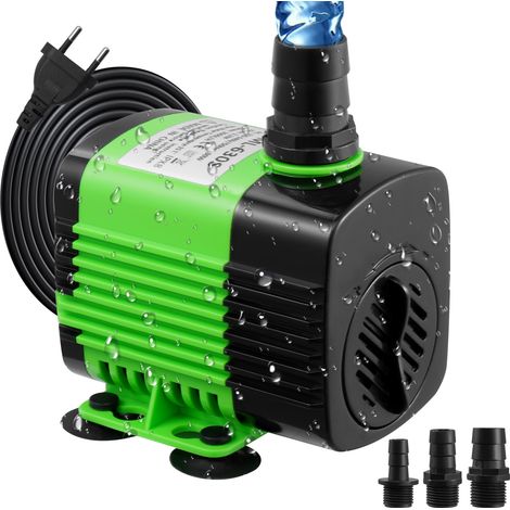 Mini-pompe à eau 2000L/h 30W, silencieuse pour aquariums et bassins (1/5)