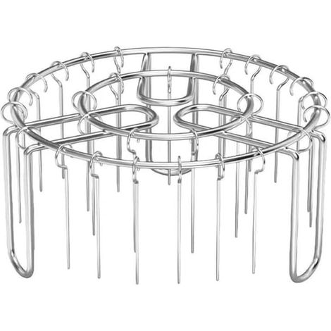 Filiyano – support vertical pour grill – Brochettes pour friteuse à air chaud, grill pour friteuse à air chaud, acier inoxydable, résistant à la (1/5)