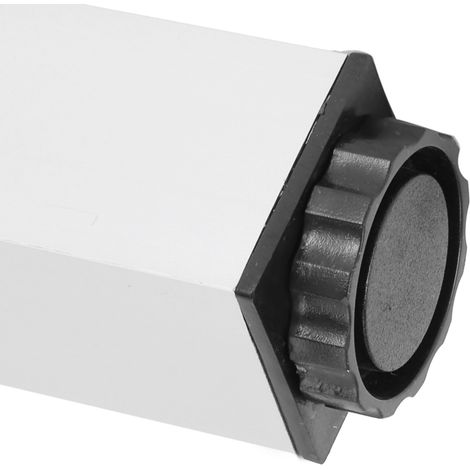 Patas de muebles regulables en altura, fabricadas en aluminio, 4 piezas, 120 mm – Patas para armarios y sofás con altura regulable (1/5)