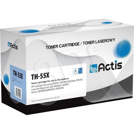 Tóner Actis para HP 55X CE255X nuevo TH-55X