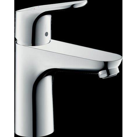 Hansgrohe Focus 100 Eco Waschtischmischer Chrom, Ausladung 119 mm, Kaltwasser-Mittelstellung (C3) (1/3)