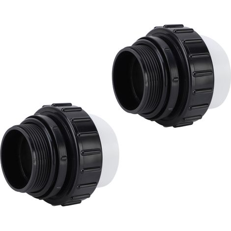 2 Pièces Jointes pour Pompe à Sable 2" MIP x 2" PVC Compatible Intelliflo (1/5)