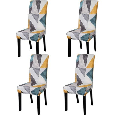 Stretch Spandex Chair Covers for Dining Room, Removable Washable Fabric Chair Cover, Protective Cover for Hotel, Banquet, Dinner, Meeting (1/5)