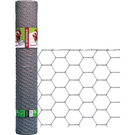 Betafence 448850 Hexanet Rete a Maglie Esagonali a Tripla Torsione Zincata Trigalv 50 m x 100 cm colore Verde (1/4)