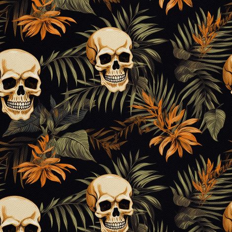 Tela decorativa para exteriores Oxford - Motivo de calavera I DX4147 (1/5)