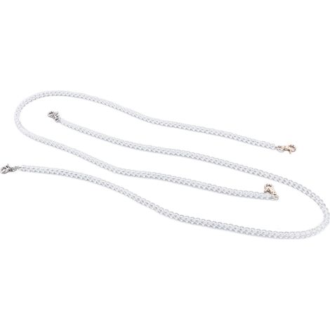 Perles en acrylique 8mm pour rideaux DIY - 1,2 mètres - Décoration mariage et événements brillante (1/5)