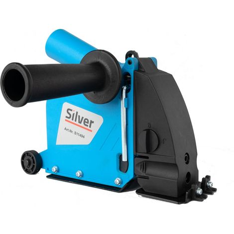 Silver Protezione contro la polvere blu e nera per smerigliatrice