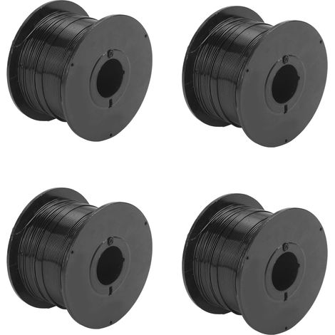 Attaches de câble réutilisables et sécables en fil de fer galvanisé (0,8 mm) pour le jardin (1/5)