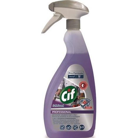 Desinfectante  limpiador  Prof.Safeguard  2en1  750ml  botella  CIF (1/2)