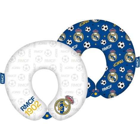 COJÍN PARA EL CUELLO DE 28X28X6CM DE REAL MADRID CF
