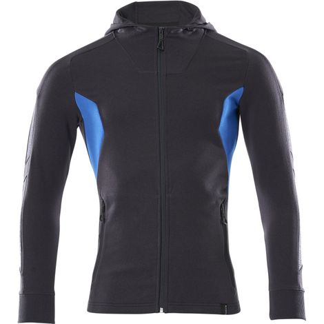 Mascot Kapuzensweatshirt 18584-962-01091 Gr. 2XL schwarzblau/azurblau (1/4)