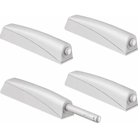Loqueteau pour meuble　Push to Open Aimant Porte Placard Jiayi 4 Pièces Loquet Magnetique Push Open Poussoir Placard Fermeture Magnétiques pour Armoire Systeme Push to Open Amortisseur Tiroir