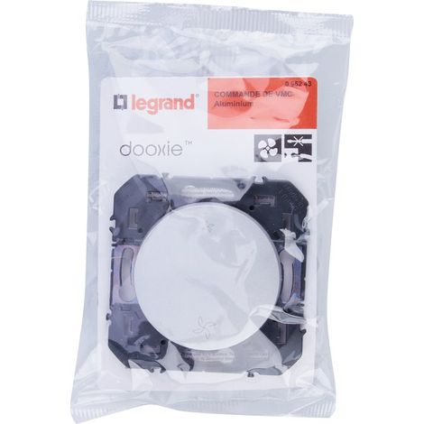 Interrupteur De Vmc Dooxie Composable Aluminium - Legrand