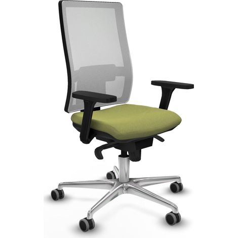 Piqueras y Crespo Horna silla de oficina verde cómoda (1/3)