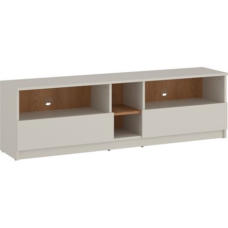 Lowboard 150 cm in Beige mit Eiche FIER-129 (1/4)