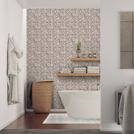 Sticker Mural Carrelage adhésif Cuisine Salle de Bain - 60 STICKERS CARRELAGES TERRAZZO DOLCE ACQUA - 60stickers10x10cm (1/5)