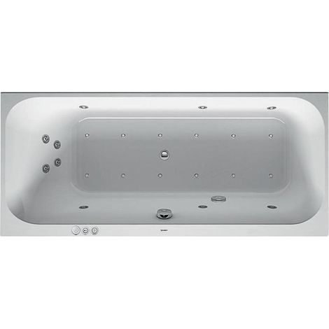 Duravit Happy D.2 Whirlwanne, Einbauversion, 1 Rückenschräge (1/5)