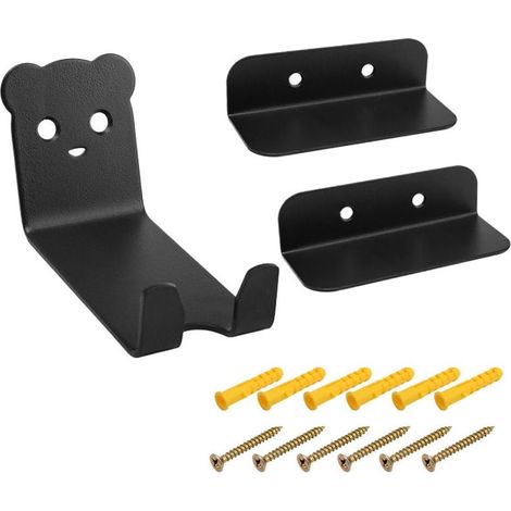 3-piece wall-mounted steel bike rack, B (bottom bracket, wheel holder) (1/3)