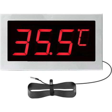 Thermomètre numérique universel à haute précision, étanche et compatible avec les environnements difficiles. Multicolore.