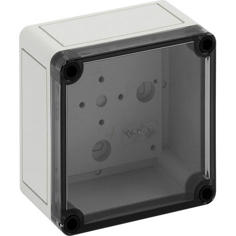 Coffret d'installation Spelsberg TK PS 1111-7-t 11100401 gris clair (RAL 7035) 110 x 110 x 66 Polycarbonate, Polystyrèn