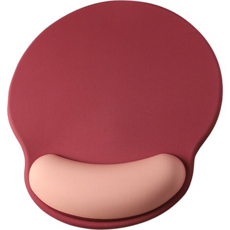 Alfombrilla de ratón, reposamuñecas de gel, superficie lisa, base antideslizante, para oficina y hogar. (1/5)