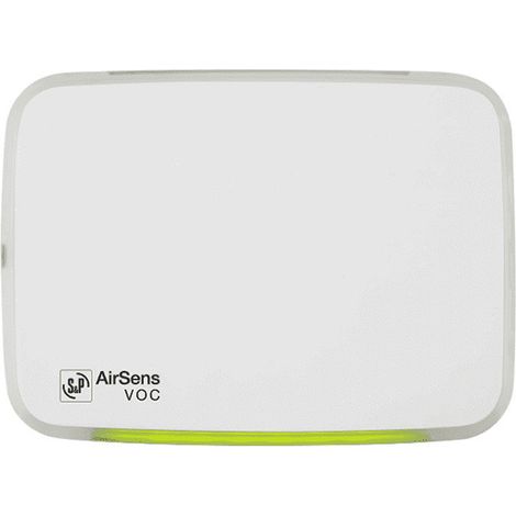 Sonde de Qualité d'Air Intérieur radio avec visualisation du niveau de COV S&P (UNELVENT) 700143