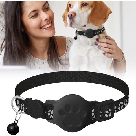 GPS Katzenhalsband ohne Abo Tracker für iOS/Android Mini Finder schwarz (1/5)