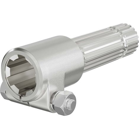 Toma de fuerza, PTO 160 mm casquillo con eje estriado 1 3/8" 6 eje de salida 1 3/8" 21 tractor