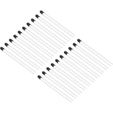 20pcs Thermistance, NTC-MF52-103, 10K Ohm, Précision 1%, Capteur Température, Électroménager