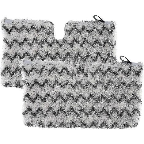 Lot de 2 lingettes de rechange standard AURA pour balai vapeur avec bandes abrasives, compatibles avec les modèles Shark Steam Pocket S3501, S3601 et S3550 (1/5)