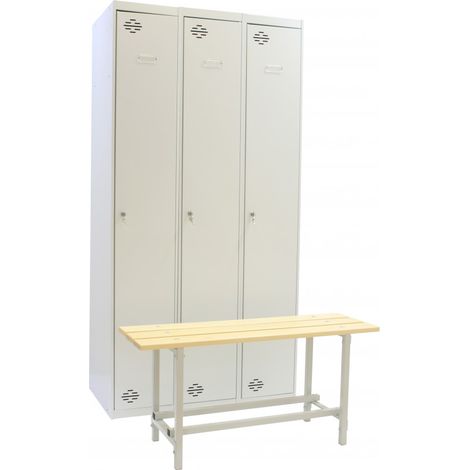 Pack Simonrack Simonlocker armoire trois corps banc vestiaire