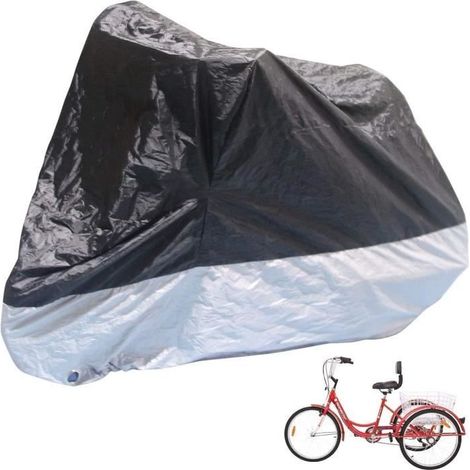 Housse de vélo pour stockage de vélos en plein air - matériau résistant aux déchirures, imperméable et protection UV - XL (1/4)