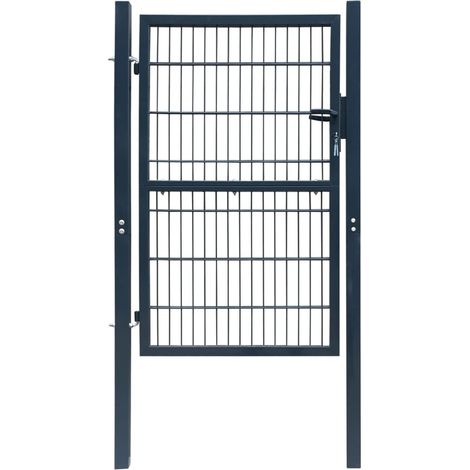 INLIFE Portillon 2D (simple) Gris anthracite 106x230 cm (1/5)
