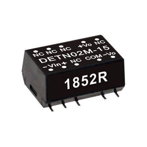 MEAN WELL DETN02M-05 MODULE CONVERTISSEUR CC/CC 200 MA 2 W NBR. DE SORTIES: 2 X CONTENU 1 PC(S)