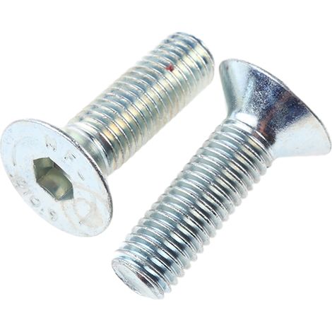 Vis à six pans creux, M12 x 40mm, tête Vis fraisée à tête creuse hexagonale, en Acier ( Prix pour Sachet de 25 )