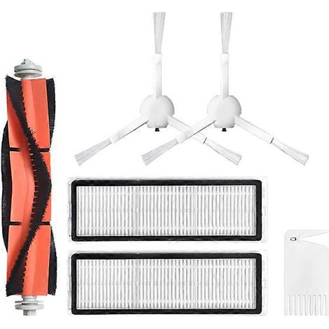 Lot de 6 brosses principales, brosses latérales et filtres pour aspirateur robot Xiaomi Mijia 1C STYTJ01ZHM - Pièces et accessoires (1/5)