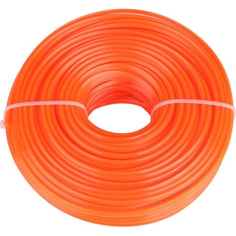Ficelle de Débroussaillement en Nylon Carrée 3mm pour Tondeuse (50m) - KZQ (1/3)