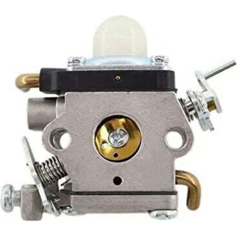 Carburador completo con bujía, filtro de combustible y bomba de cebado para desbrozadoras Husqvarna 122C/122LDX/122LK de 22 cc. (1/3)