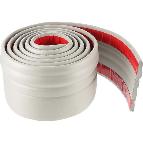 rouleau de moulure adhésive pour plinthe de sol, 2 mètres (1/4)