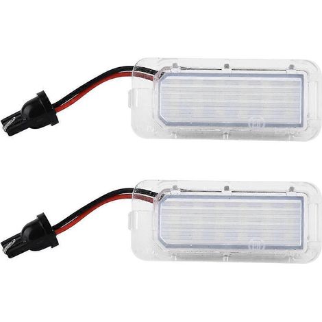 Stück ABS-LED-Kennzeichenleuchten für Ford Focus MK2 Schrägheck Facelift 2008-2010